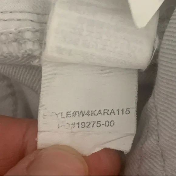 PRANA Kara Slim Leg Low Rise Stretch Jeans Light Grey Style# W4KARA115 Size 4/27 - Picture 13 of 14